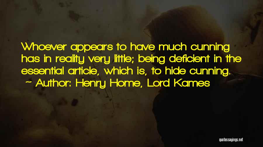Henry Home, Lord Kames Quotes 571874