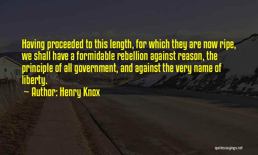 Henry Knox Quotes 1891639