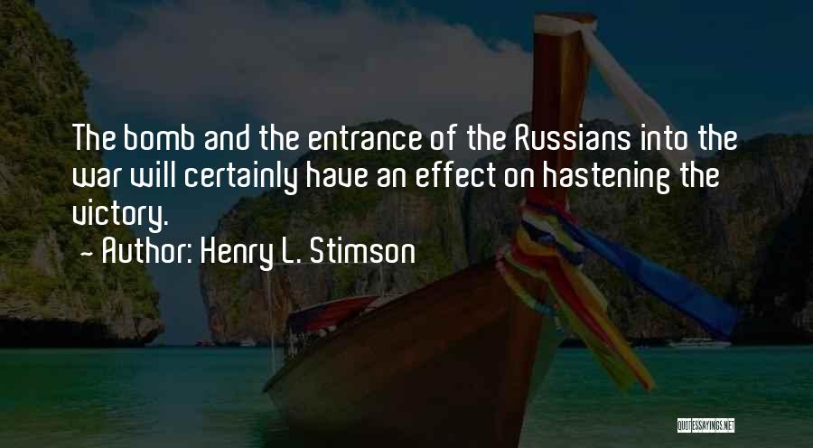 Henry L. Stimson Quotes 2165621