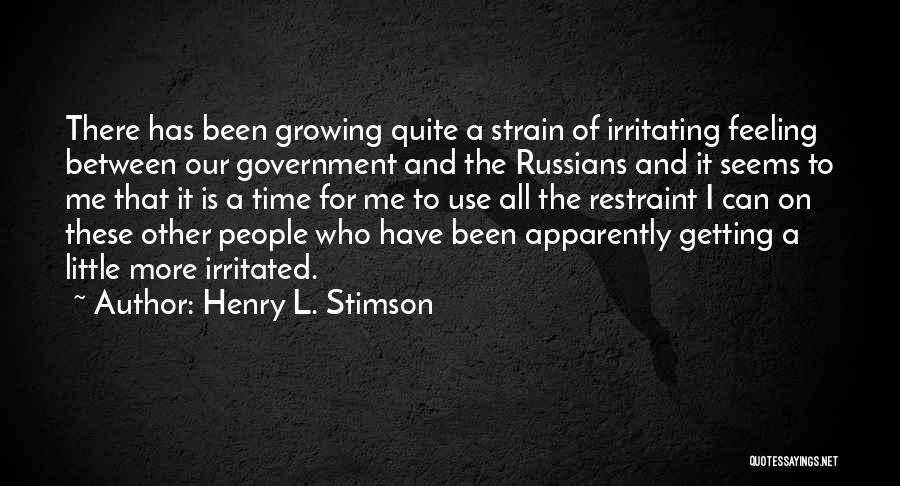 Henry L. Stimson Quotes 320753