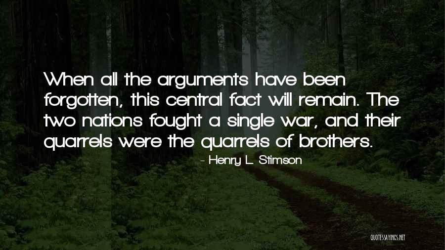 Henry L. Stimson Quotes 423767