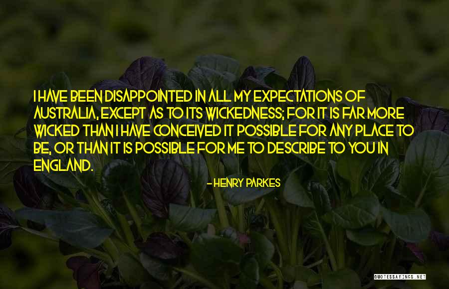 Henry Parkes Quotes 892431