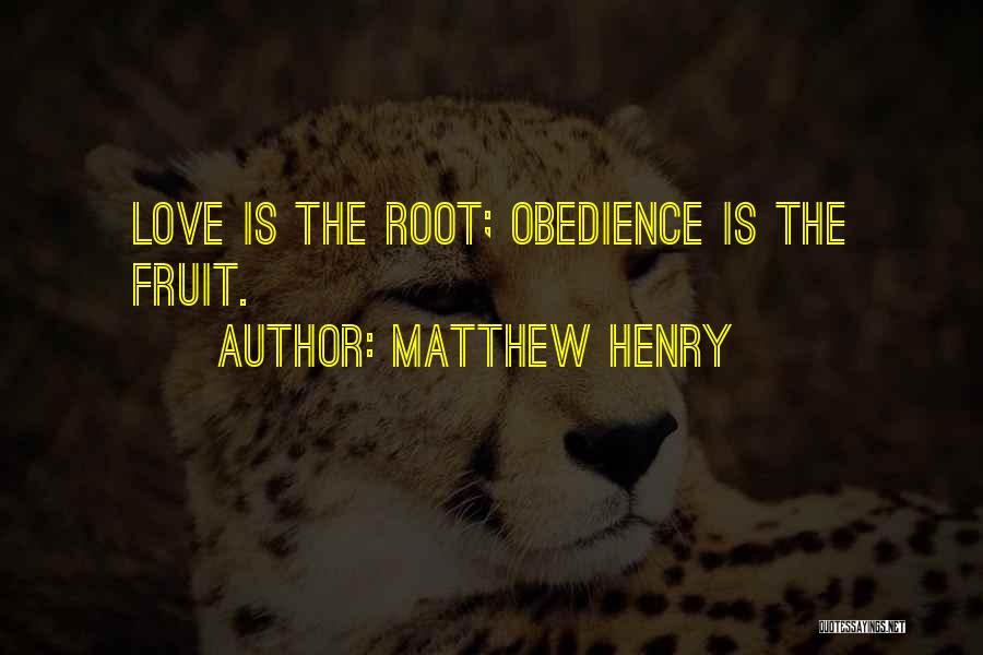 Henry Root Quotes By Matthew Henry