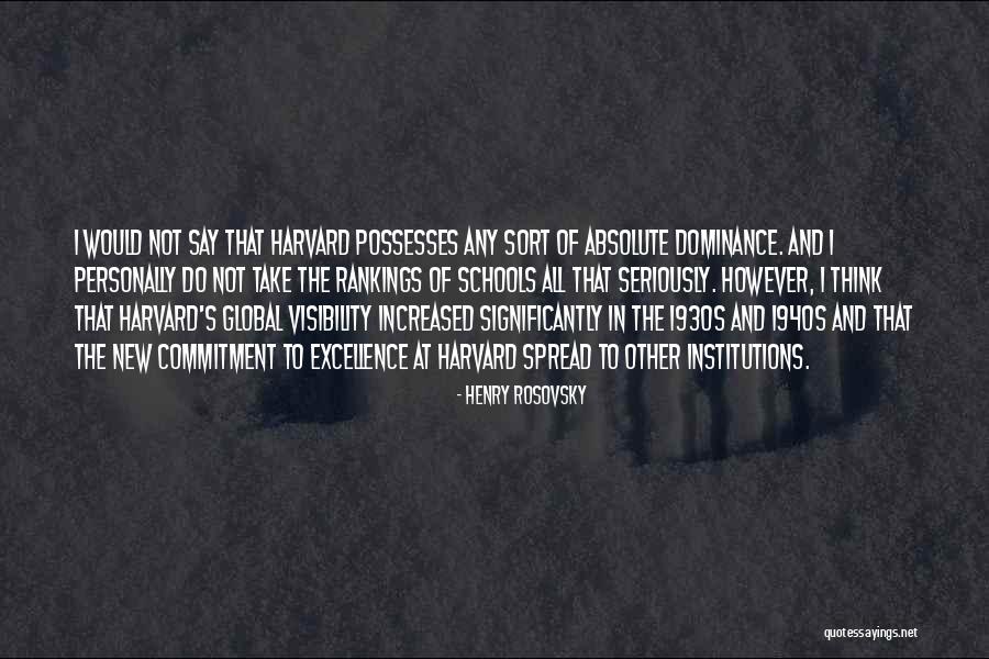 Henry Rosovsky Quotes 132794