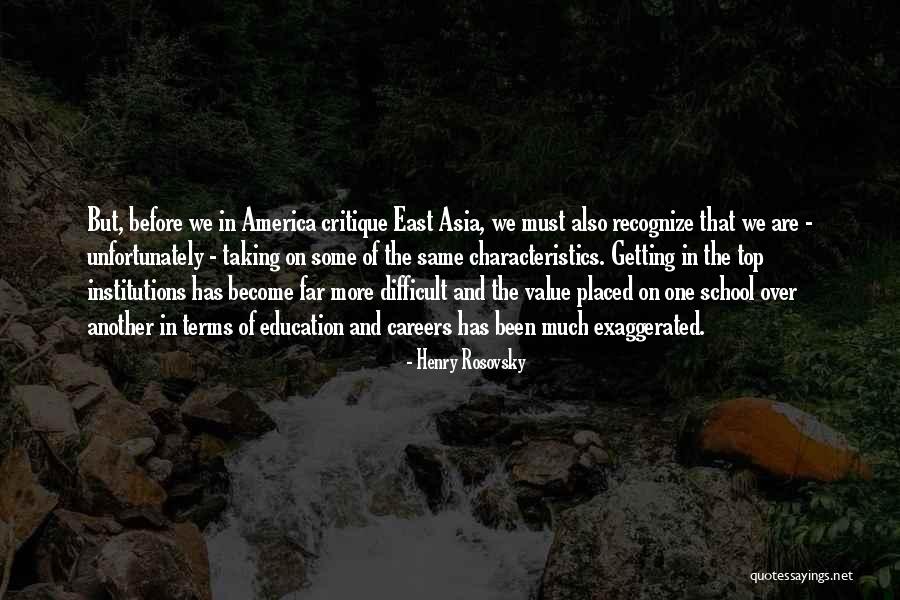 Henry Rosovsky Quotes 217744