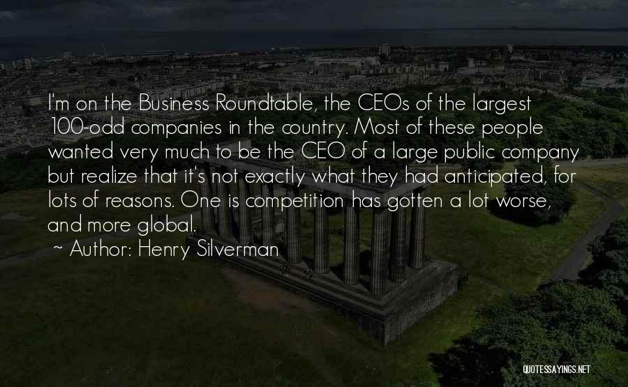 Henry Silverman Quotes 1437522