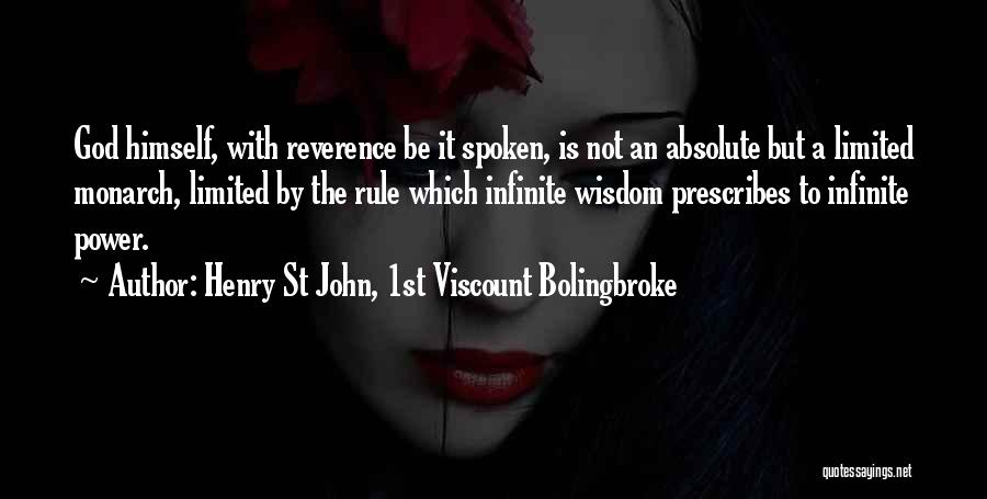 Henry St John, 1st Viscount Bolingbroke Quotes 888476
