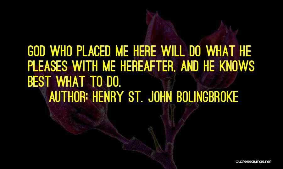 Henry St. John Bolingbroke Quotes 1553431
