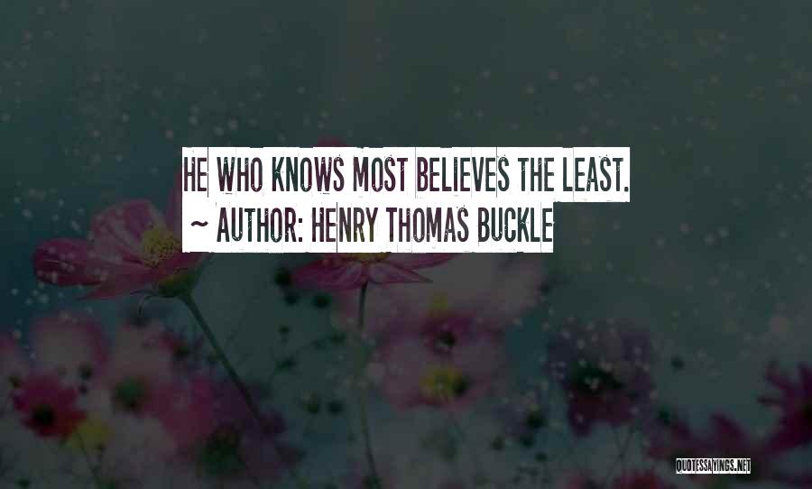 Henry Thomas Buckle Quotes 1292407