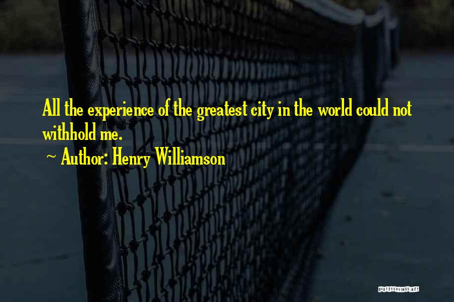 Henry Williamson Quotes 1424022