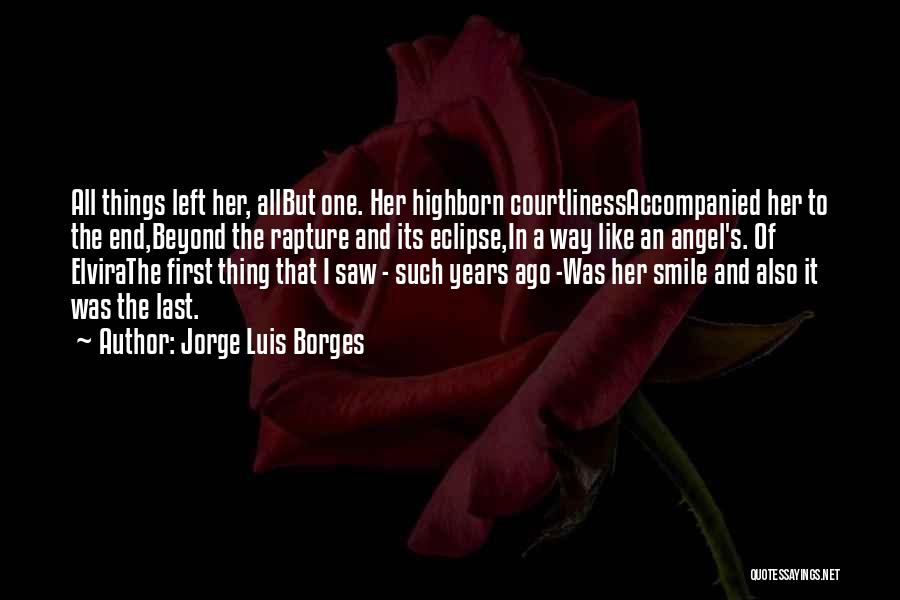 Her Beautiful Smile Quotes By Jorge Luis Borges