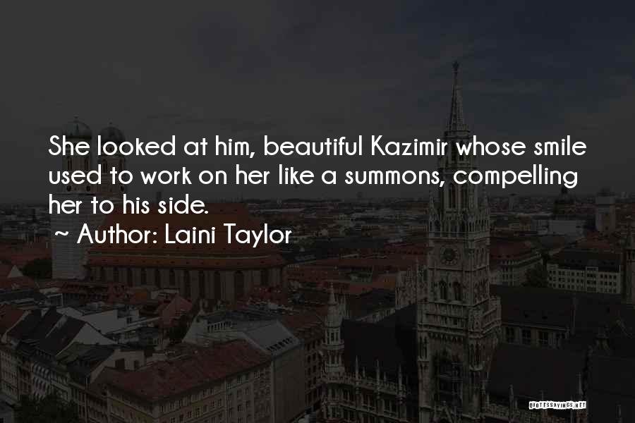 Her Beautiful Smile Quotes By Laini Taylor