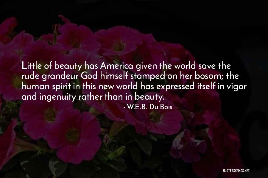 Her Beauty Quotes By W.E.B. Du Bois