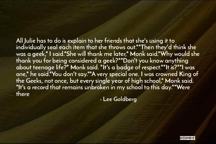 Her Being Special Quotes By Lee Goldberg Her Being Special Quotes By Lee Goldberg