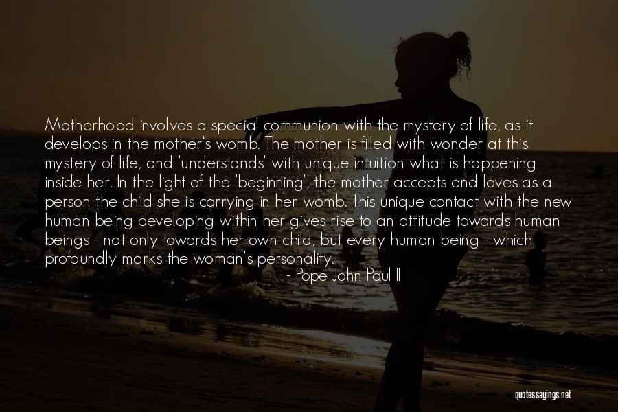 Her Being Special Quotes By Pope John Paul II Her Being Special Quotes By Pope John Paul II