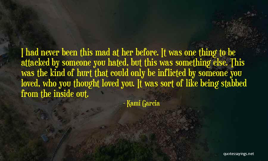 Her Being The Only One Quotes By Kami Garcia Her Being The Only One Quotes By Kami Garcia