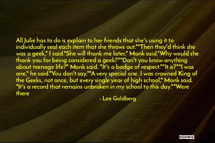 Her Being The Only One Quotes By Lee Goldberg Her Being The Only One Quotes By Lee Goldberg