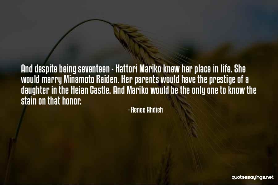 Her Being The Only One Quotes By Renee Ahdieh Her Being The Only One Quotes By Renee Ahdieh