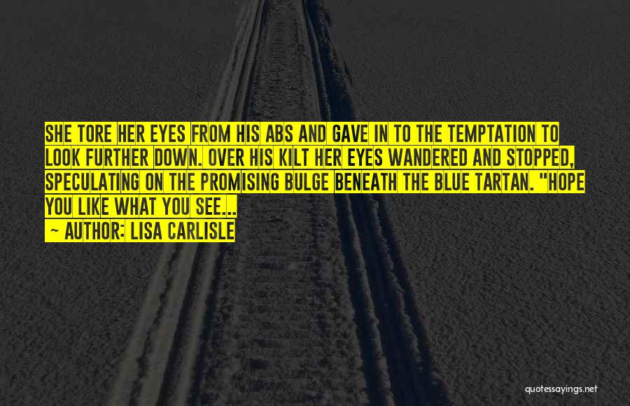 Her Blue Eyes Quotes By Lisa Carlisle