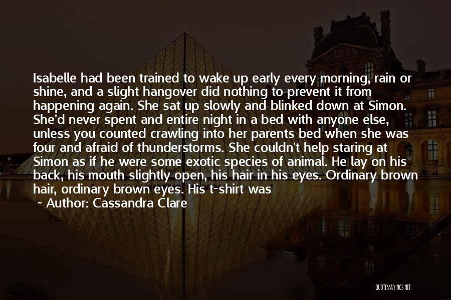 Her Brown Eyes Quotes By Cassandra Clare