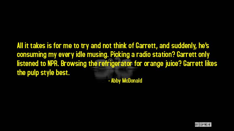 Her Cuteness Quotes By Abby McDonald Her Cuteness Quotes By Abby McDonald