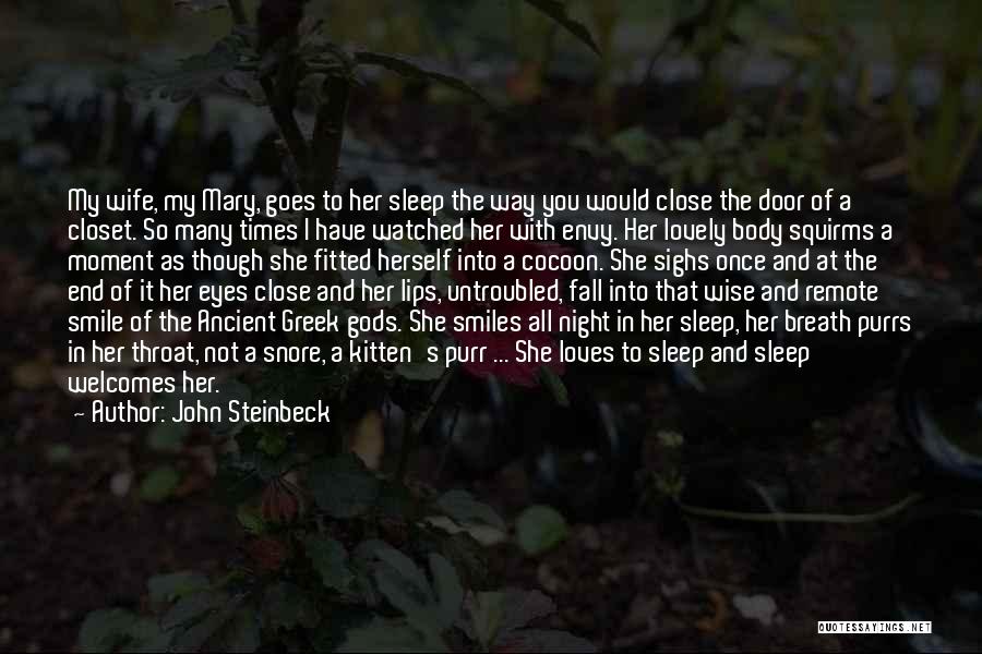 Her Eyes Her Smile Quotes By John Steinbeck