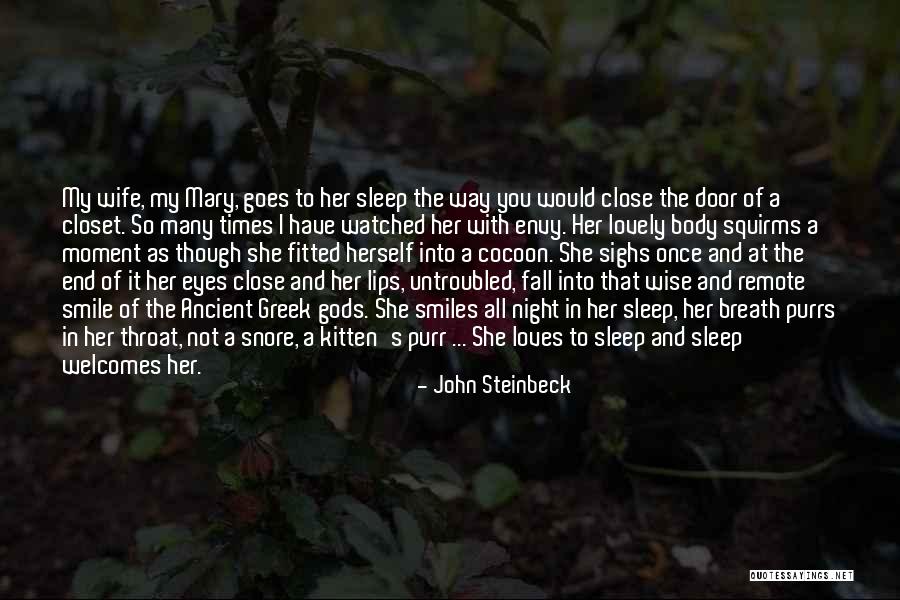 Her Eyes Her Smile Quotes By John Steinbeck