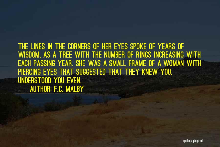 Her Eyes Spoke Quotes By F.C. Malby