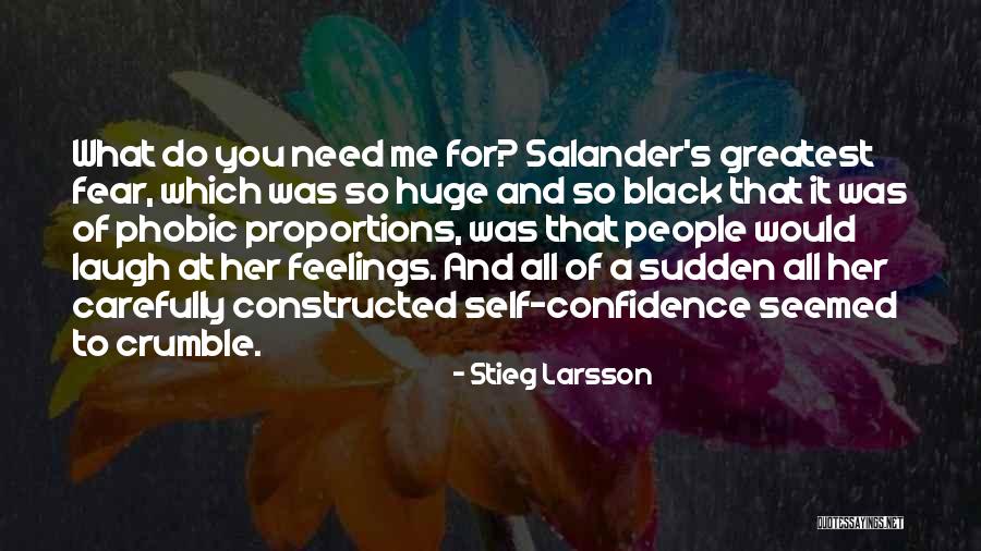 Her Feelings Quotes By Stieg Larsson