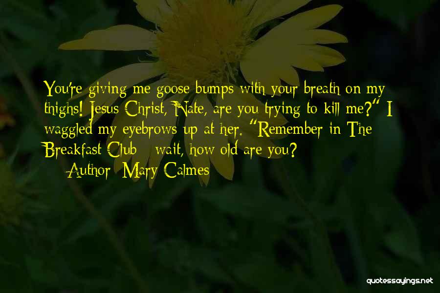 Her Giving Up On You Quotes By Mary Calmes