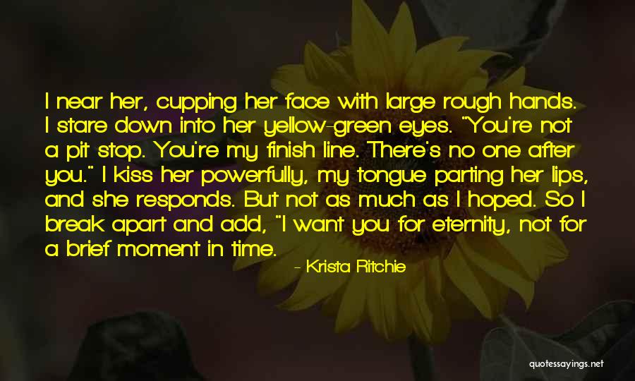 Her Green Eyes Quotes By Krista Ritchie