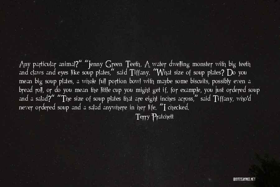 Her Green Eyes Quotes By Terry Pratchett