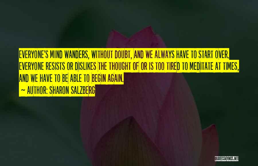 Her Mind Wanders Quotes By Sharon Salzberg