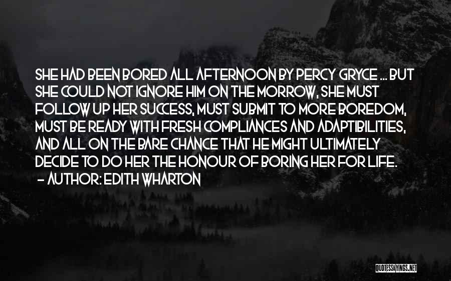 Her Success Quotes By Edith Wharton