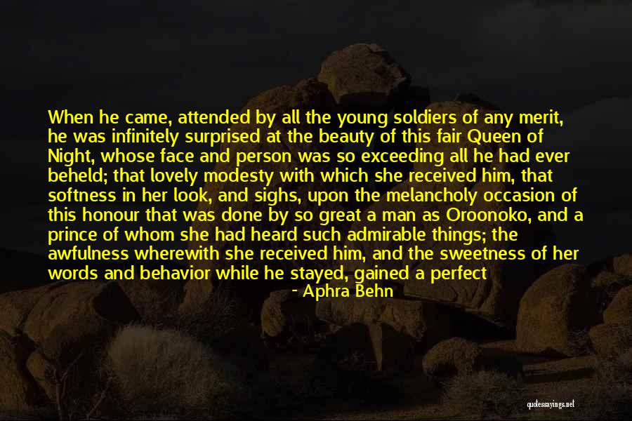 Her Sweetness Quotes By Aphra Behn