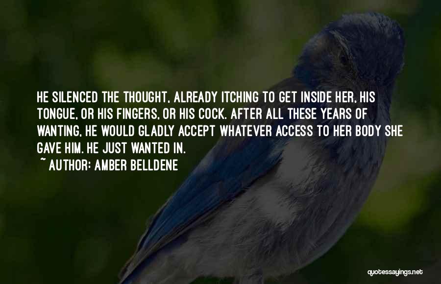 Her To Him Love Quotes By Amber Belldene