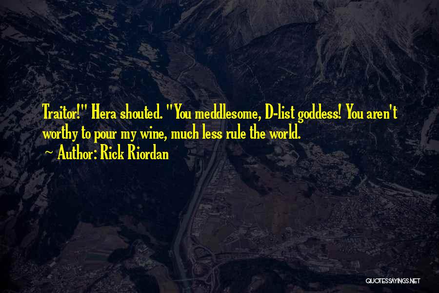 Hera Quotes By Rick Riordan