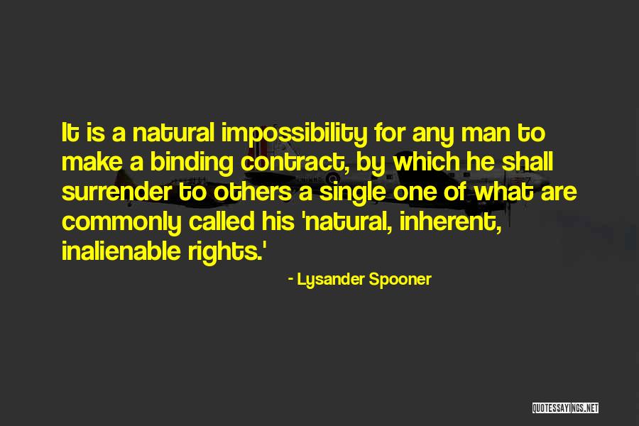 Heraclitean Error Quotes By Lysander Spooner