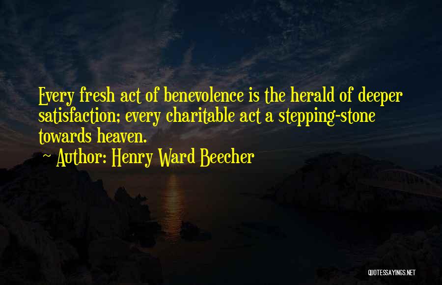 Herald Quotes By Henry Ward Beecher