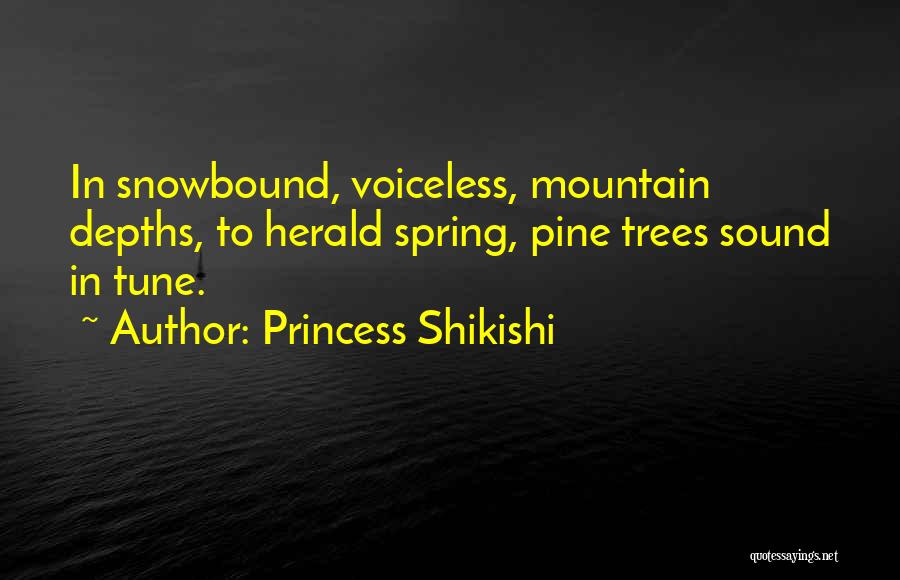 Herald Quotes By Princess Shikishi
