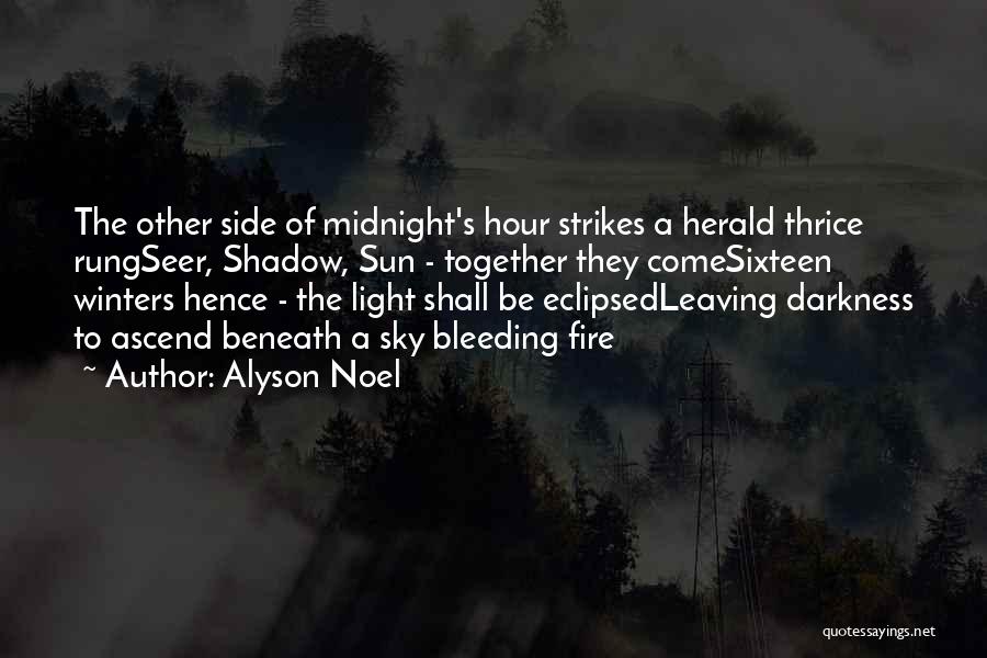 Herald Sun Quotes By Alyson Noel