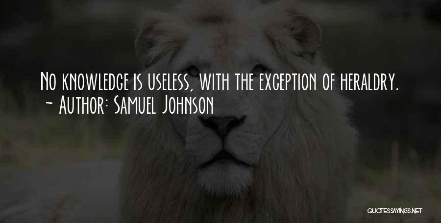 Heraldry Quotes By Samuel Johnson