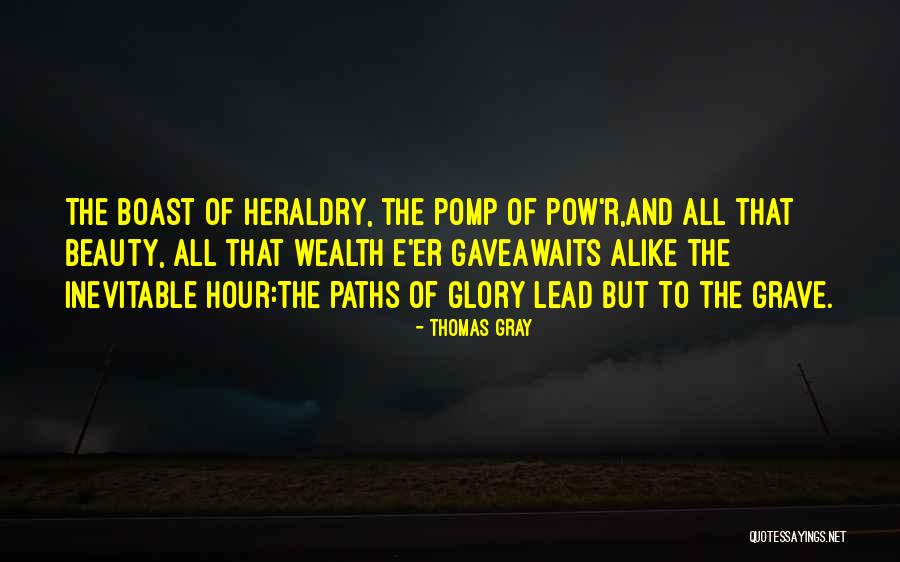 Heraldry Quotes By Thomas Gray Heraldry Quotes By Thomas Gray