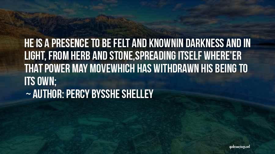 Herb Quotes By Percy Bysshe Shelley