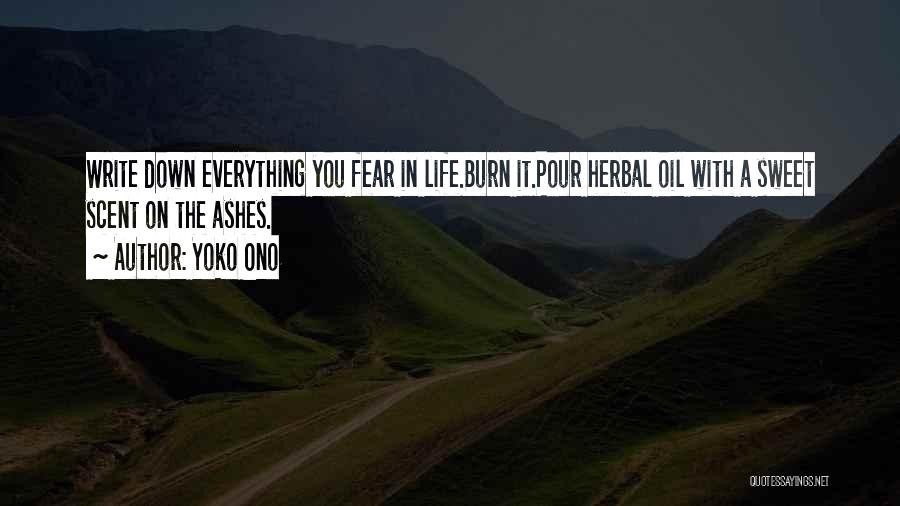 Herbal Quotes By Yoko Ono