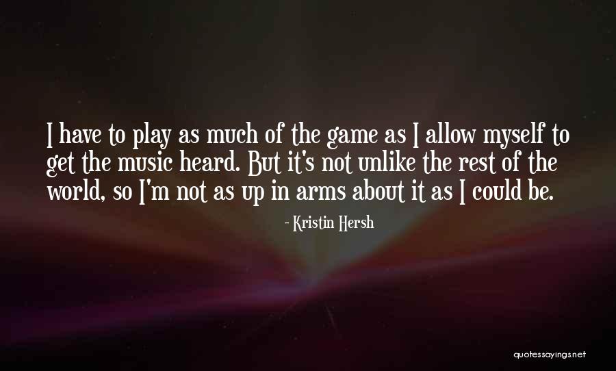 Herbalista Bus Quotes By Kristin Hersh