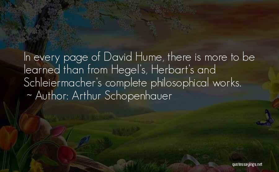 Herbart Quotes By Arthur Schopenhauer