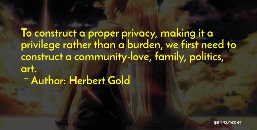 Herbert Gold Quotes 272534