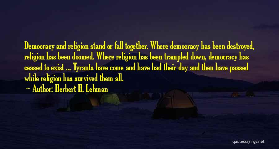 Herbert H. Lehman Quotes 795831