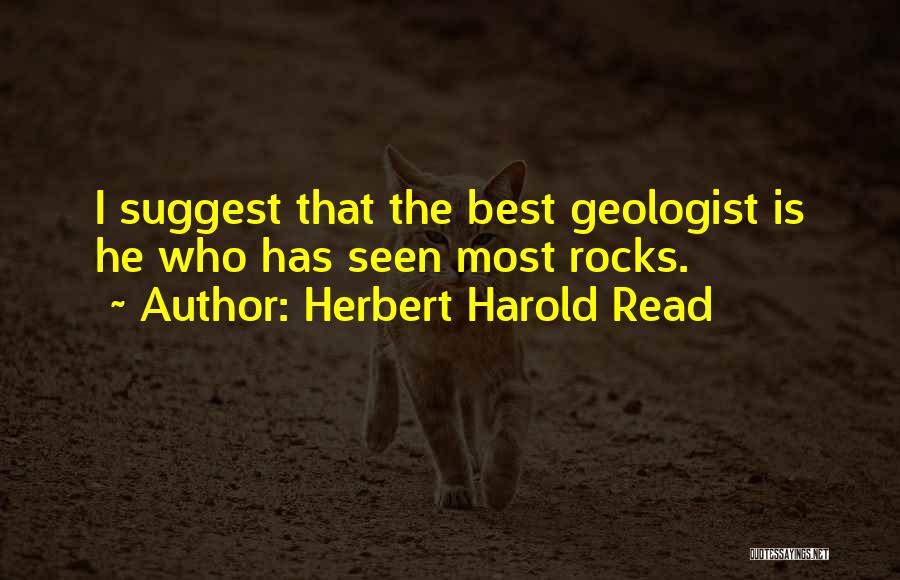 Herbert Harold Read Quotes 2002613